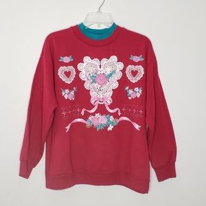 Vintage Nucleus Puffy Graphic Kawaii Sweatshirt